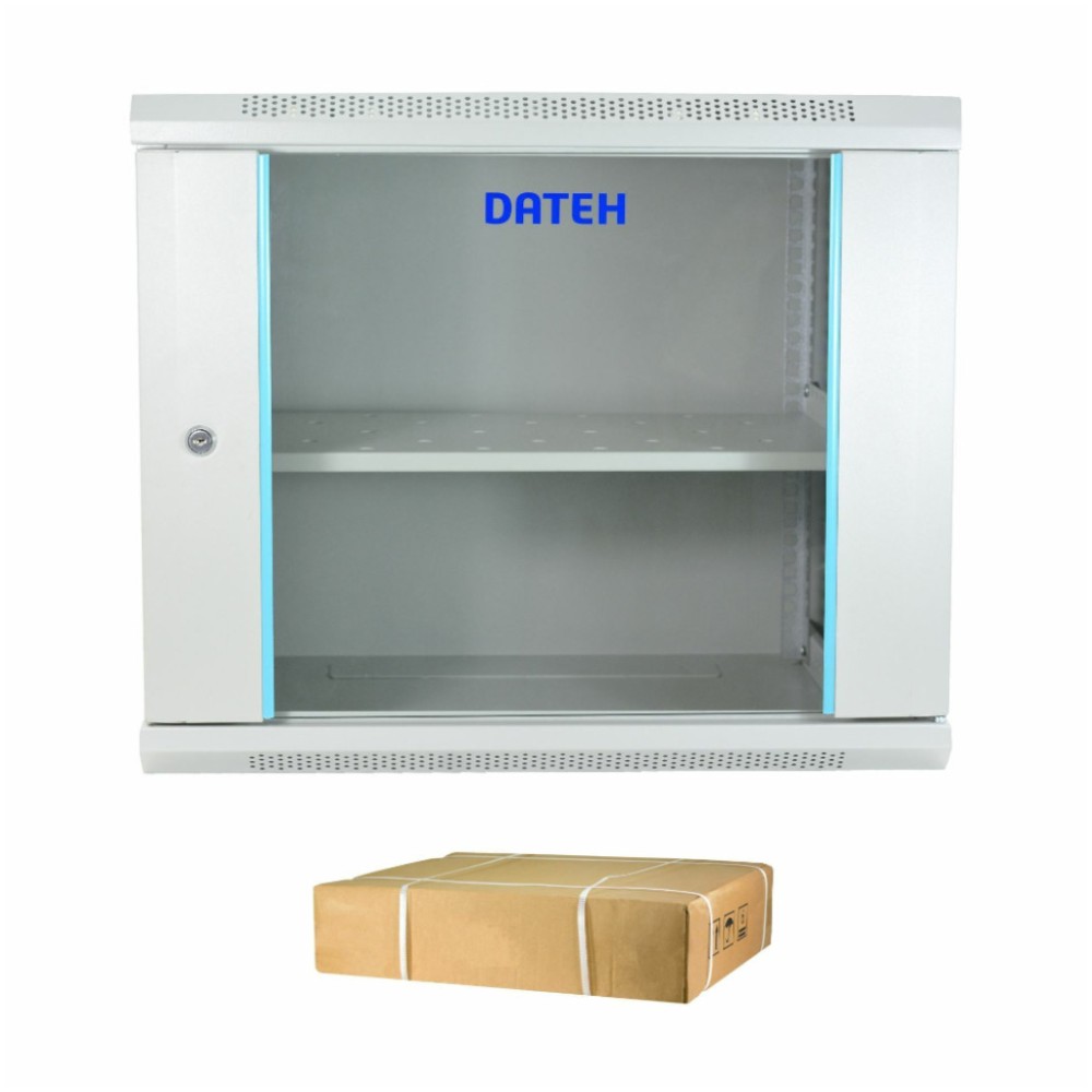 Kabinet zidni 12U 635 600x450 siv DATECH + polica DATEH Kabinet zidni 12U 635 600x450 siv DATECH + polica