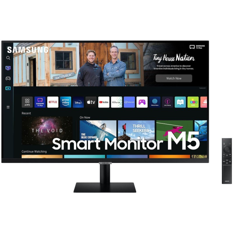 Monitor Samsung 68,6 cm (27,0) S27BM500EU 1920x1080 Smart TV Tizen VA 4ms 2xHDMI 2xUSB Zvočniki  BT WiFi HDR10 Smart M5 Daljinsko upravljanje