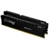 DDR5 32GB 5200MHz CL40 KIT (2x16GB) Kingston Fury Beast XMP2.0 1,35V Fury črna (KF552C40BBK2-32) KINGSTON DDR5 32GB 5200MHz CL40 KIT (2x16GB) Kingston Fury Beast XMP2.0 1,35V Fury črna (KF552C40BBK2-32)