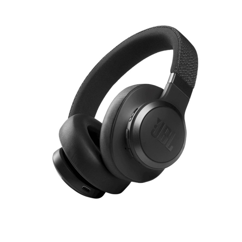 Slušalke brezžične naglavne Bluetooth stereo JBL LIVE660NC - črne