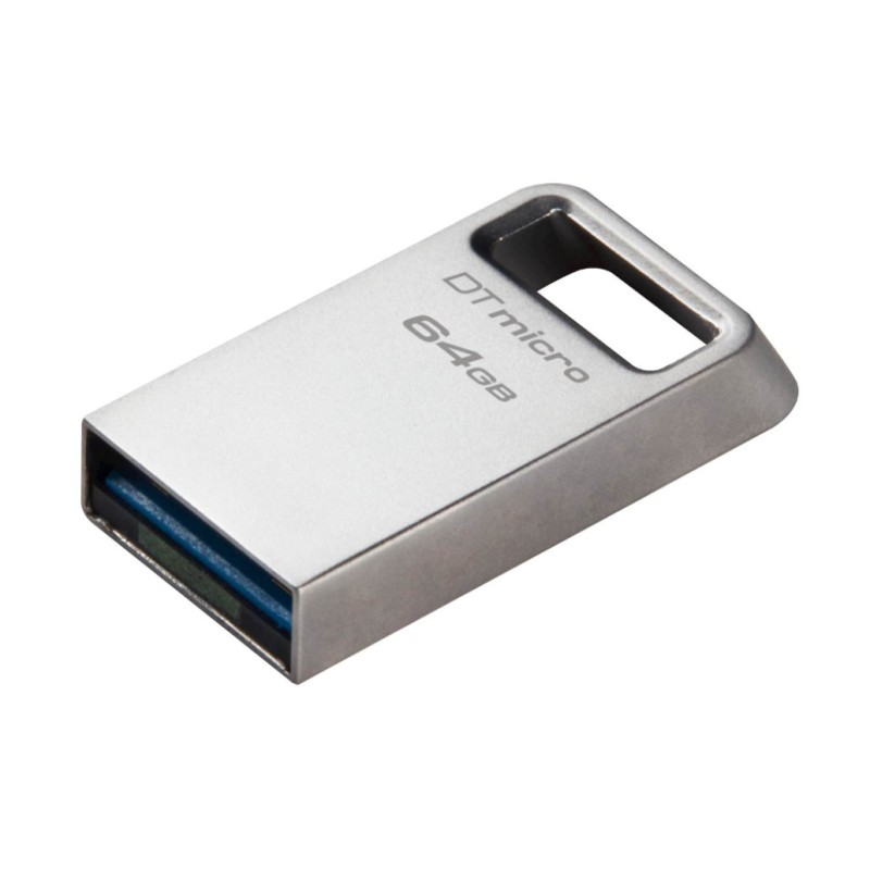 Spominski ključek 64GB USB 3.2 Kingston DT Micro 200MB/s - kovinski/micro/srebrn (DTMC3G2/64GB) KINGSTON Spominski ključek 64GB USB 3.2 Kingston DT Micro 200MB/s - kovinski/micro/srebrn (DTMC3G2/64GB)