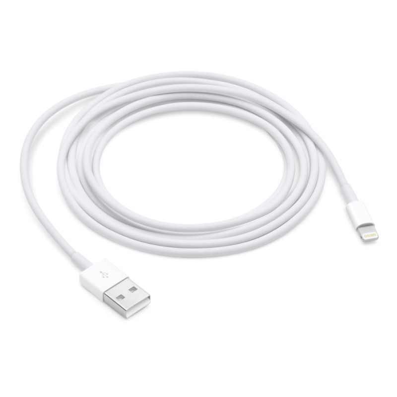 Kabel USB A => Apple Lightning 2,0m bel - original Apple (retail pakiranje) MD819ZM Apple Kabel USB A => Apple Lightning 2,0m bel - original Apple (retail pakiranje) MD819ZM