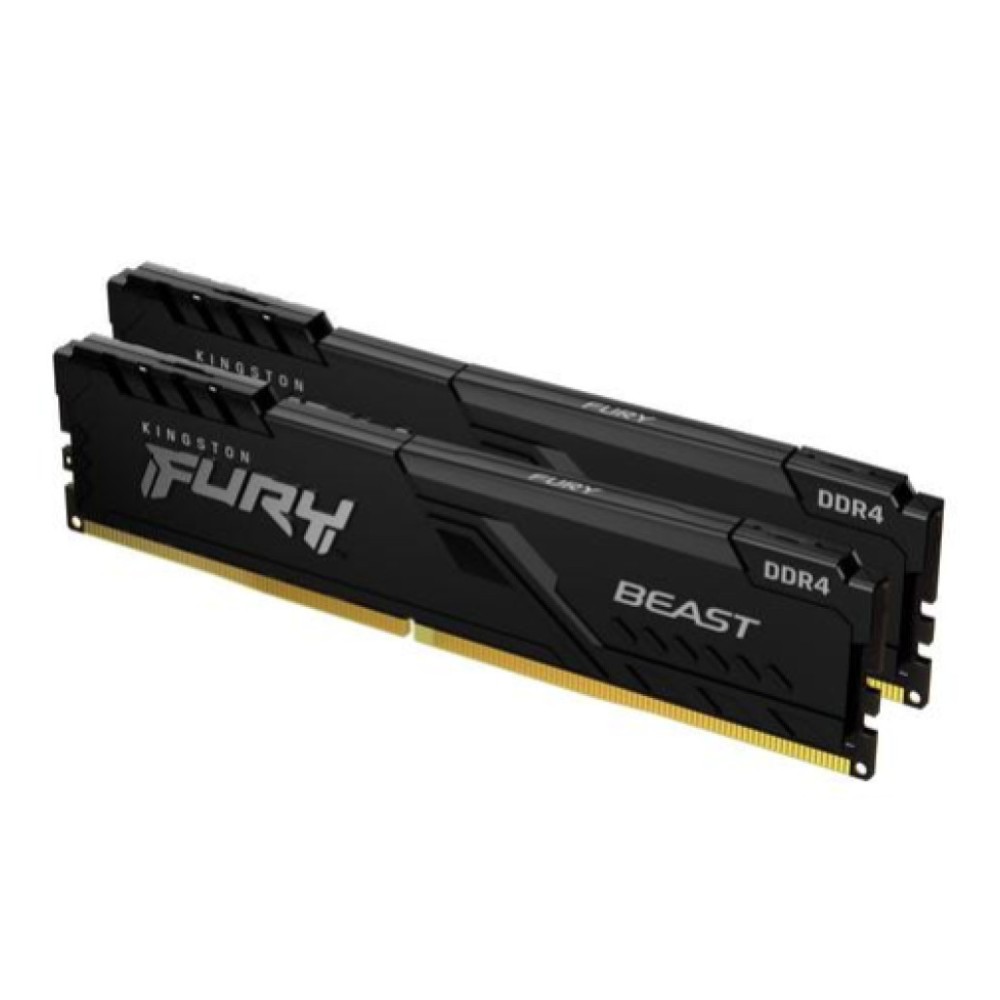 DDR4 16GB 3600MHz CL17 KIT (2x 8GB) Kingston Fury Beast XMP2.0 1,35V Gaming črna (KF436C17BBK2/16)