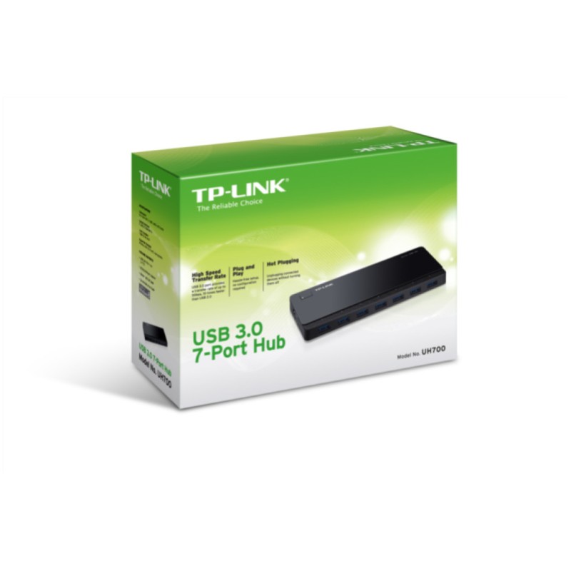 HUB USB 3.0 7portni TP-LINK UH700 zunanji z napajanjem TP-LINK HUB USB 3.0 7portni TP-LINK UH700 zunanji z napajanjem