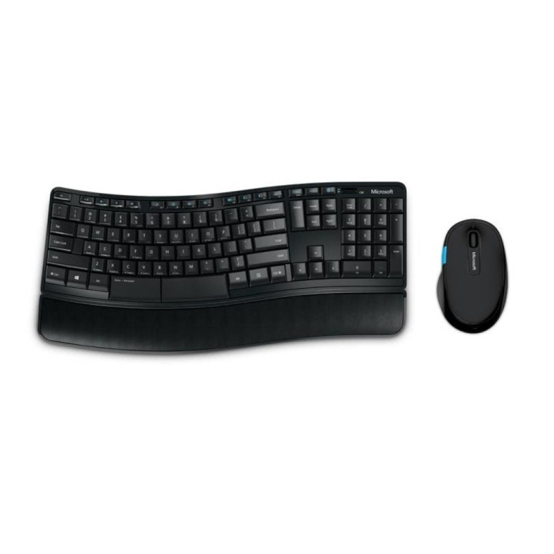 Tipkovnica in miš Microsoft brezžična desktop Sculpt Comfort Desktop ENG priložen naslon za zapestja SLO gravura (L3V-00021) MICROSOFT Tipkovnica in miš Microsoft brezžična desktop Sculpt Comfort Desktop ENG priložen naslon za zapestja SLO gravura (L3V-00021)