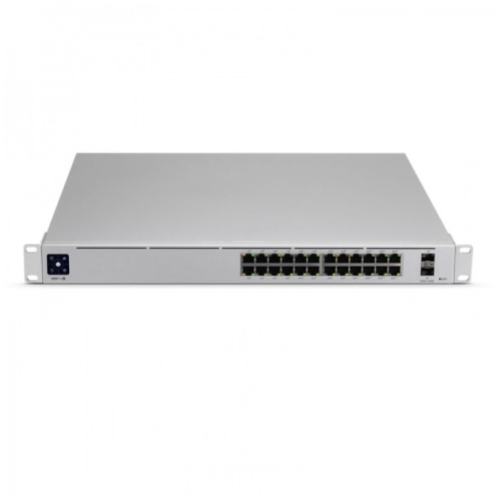 STIKALO 24-PORT UBIQUITI UniFi 100/1000 1000 PoE+ Managed Rackmount (USW-Pro-24-POE)