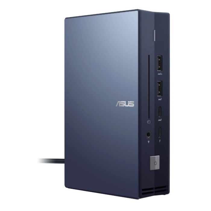 Priklopna postaja USB-C => Asus SlimPro Dock 2 1x HDMI 2xDisplayPort USB 2xUSB-C 180W 1xVGA 1xVGA Čitalec kartic (90NX0460-P00030)