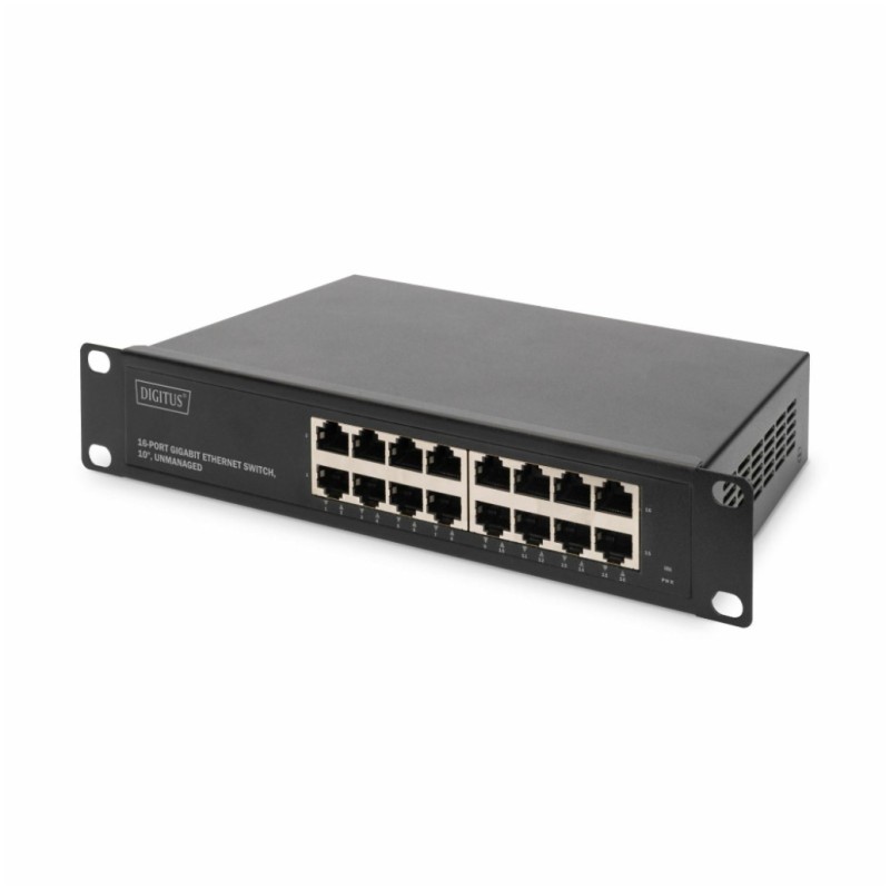 STIKALO 16-PORT Digitus 100/1000 Rack (DN-80115) Digitus STIKALO 16-PORT Digitus 100/1000 Rack (DN-80115)