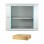 Kabinet zidni 9U 501 600x450 siv DATECH + polica