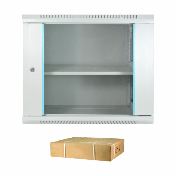 Kabinet zidni 9U 501 600x450 siv DATECH + polica Kabinet zidni 9U 501 600x450 siv DATECH + polica