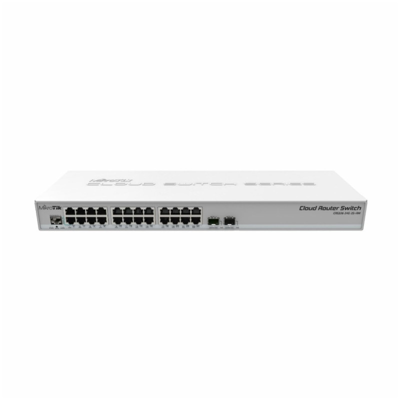STIKALO 24-PORT 2xSFP Mikrotik Cloud 100/1000 Managed Rack (CRS326-24G-2S+RM) MIKROTIK STIKALO 24-PORT 2xSFP Mikrotik Cloud 100/1000 Managed Rack (CRS326-24G-2S+RM)