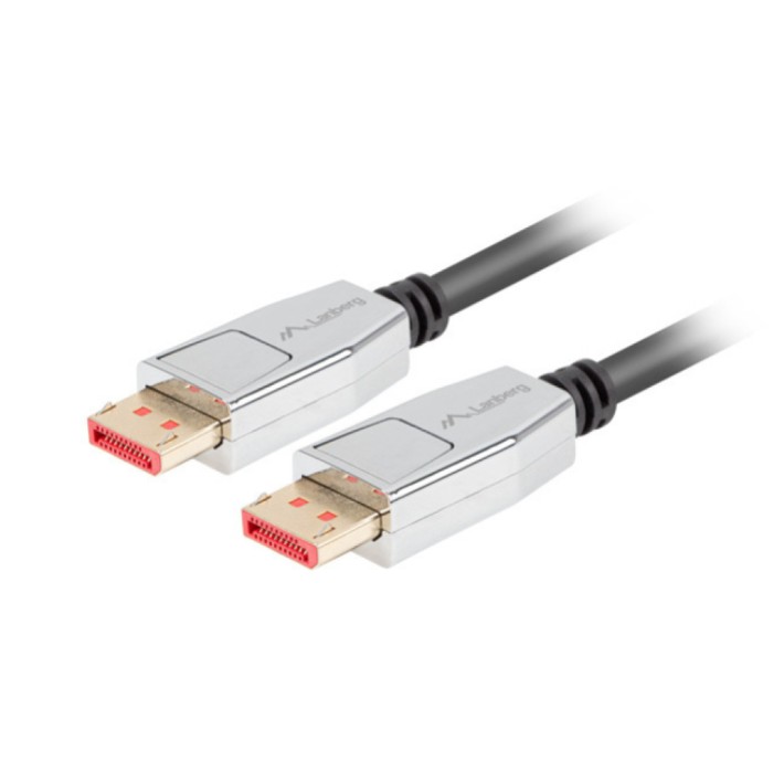 Kabel DisplayPort (m) => DisplayPort (m) 0,5m Lanberg 20 PIN V1.4 8K