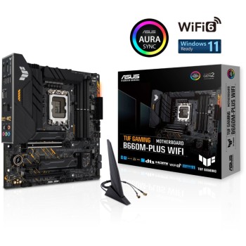Osnovna plošča 1700 ASUS B660M-PLUS TUF GAMING WIFI DDR5 HDMI DisplayPort Osnovna plošča 1700 ASUS B660M-PLUS TUF GAMING WIFI DDR5 HDMI DisplayPort