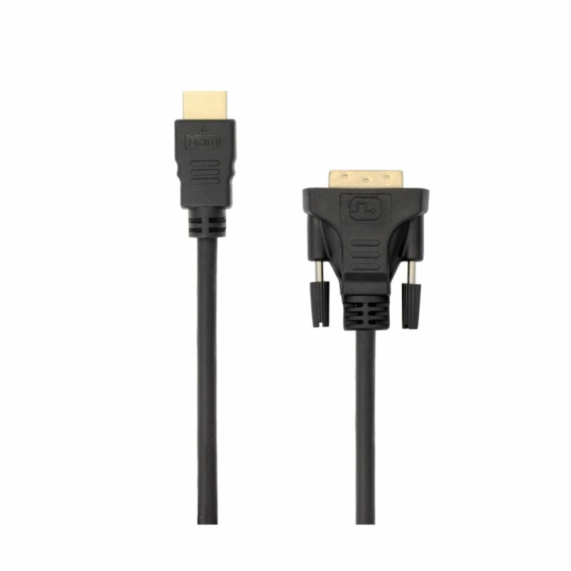 KABEL HDMI/DVI Digital (24+1) M/M  2,0m SBOX pozlačeni kontakti in feritno jedro (HDMI-DVI-2)