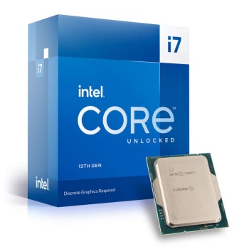 Procesor  Intel 1700 Core i7 13700KF 16C/24T 2.5GHz/5.4GHz BOX 125W/253W - brez grafike in hladilnika