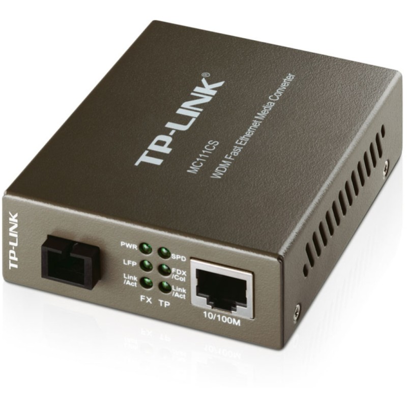 Optični pretvornik TP-LINK MC111CS 100Mbps (MC111CS) TP-LINK Optični pretvornik TP-LINK MC111CS 100Mbps (MC111CS)