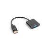 Adapter DisplayPort 1.1 (m) => VGA (ž) Lanberg - 20cm (AD-0002-BK) Razni Adapter DisplayPort 1.1 (m) => VGA (ž) Lanberg - 20cm (AD-0002-BK)