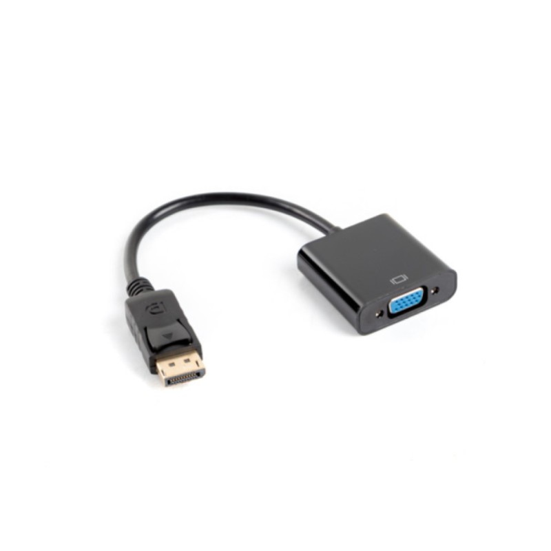 Adapter DisplayPort 1.1 (m) => VGA (ž) Lanberg - 20cm (AD-0002-BK) Razni Adapter DisplayPort 1.1 (m) => VGA (ž) Lanberg - 20cm (AD-0002-BK)