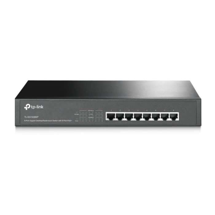 STIKALO 8-PORT TP-Link 100/1000 PoE+ Samostoječe/Rack (TL-SG1008MP)