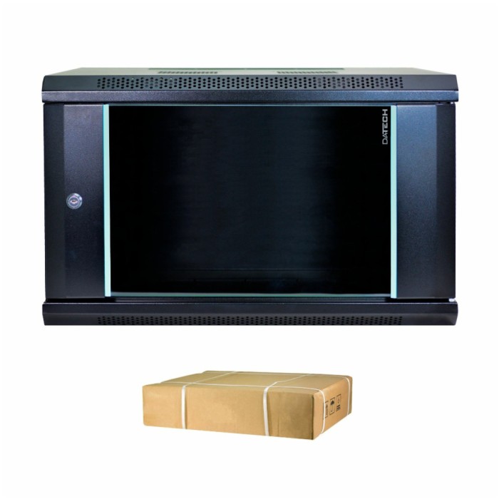 Kabinet zidni  6U 368 600x450 črn DATECH