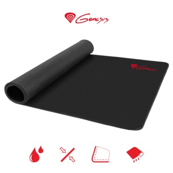 Podloga za miško Genesis Carbon 500 Maxi Logo vodoodporna zaščiteni robovi 900x450mm Podloga za miško Genesis Carbon 500 Maxi Logo vodoodporna zaščiteni robovi 900x450mm