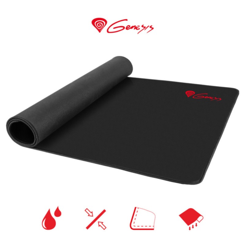 Podloga za miško Genesis Carbon 500 Maxi Logo vodoodporna zaščiteni robovi 900x450mm Genesis Podloga za miško Genesis Carbon 500 Maxi Logo vodoodporna zaščiteni robovi 900x450mm