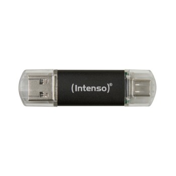 Spominski ključek 32GB USB 3.2/USB-C Intenso Twist Line 70MB/s - plastičen/s pokrovčkom/črn (3539490)