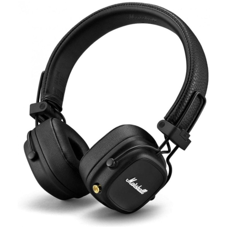 Slušalke brezžične Marshall naglavne BT/1x3,5mm Major IV črne Bluetooth (192258)