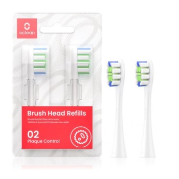 Komplet nastavkov Oclean Plaque Control za električno zobno ščetko bela Komplet nastavkov Oclean Plaque Control za električno zobno ščetko bela