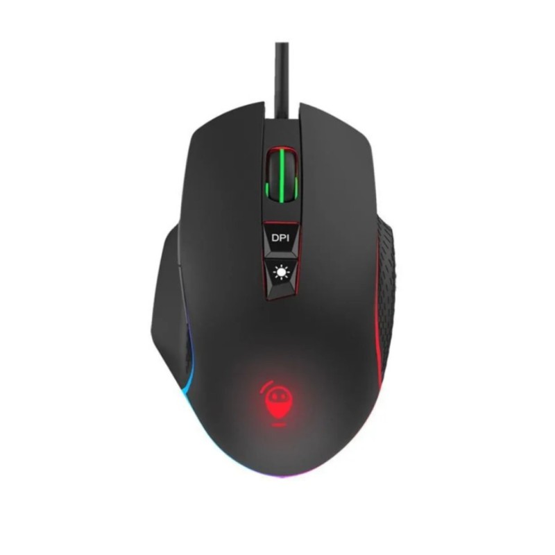 Miš Robaxo USB GM420 Sniper optična gaming črna 6400DPI RGB (00002350) Robaxo Miš Robaxo USB GM420 Sniper optična gaming črna 6400DPI RGB (00002350)