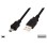 Kabel USB A => B Mini 5pin 1,0m dvojno oklopljen črn Digitus (AK-300108-010-S)