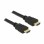 KABEL HDMI/HDMI M/M  0,50m Delock UltraHD 4 K pozlačeni kontakti V2,0