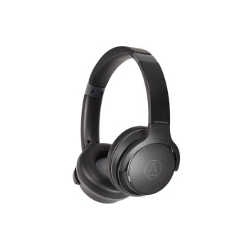 Slušalke brezžične naglavne Bluetooth ali 2x 3,5mm stereo Audio-Technica S220BT - črne