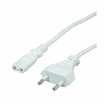 KABEL NAPAJALNI 220V Value Euro8 C7 1,80m bipolar 2 polni - beli (19.99.2095-100) KABEL NAPAJALNI 220V Value Euro8 C7 1,80m bipolar 2 polni - beli (19.99.2095-100)