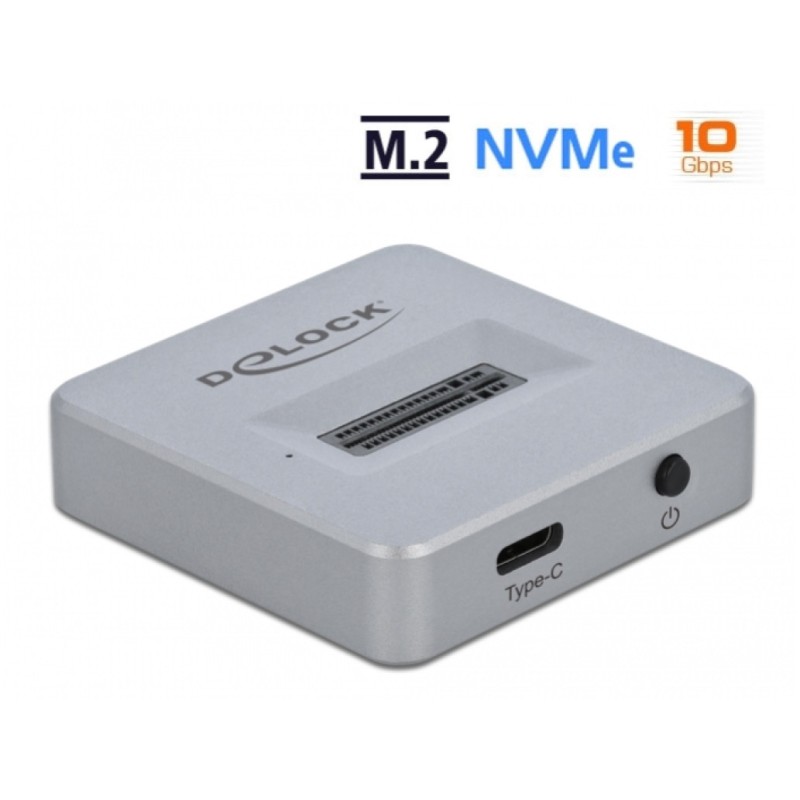 Čitalec diskov USB-C => M.2 NVMe PCIe SSD Delock (64000)