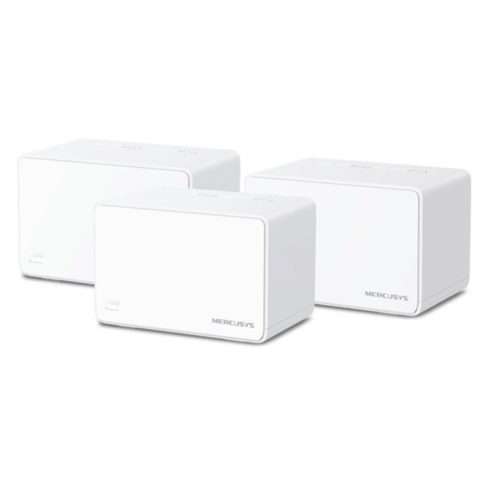 Dostopna točka MERCUSYS Halo H80X WiFi6 802.11ax AX3000 2402Mbit/s 3xRJ45 Dualband MESH MU-MIMO 1x notranja antena (Halo H80X(3-pack)) MERCUSYS Dostopna točka MERCUSYS Halo H80X WiFi6 802.11ax AX3000 2402Mbit/s 3xRJ45 Dualband MESH MU-MIMO 1x notranja antena (Halo H80X(3-pack))