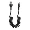 Kabel USB-C => USB-A 2.0 tekstil ovoj 1,80m 2A QC4 Mcdodo Omega - črn (CA-6420) Mcdodo Kabel USB-C => USB-A 2.0 tekstil ovoj 1,80m 2A QC4 Mcdodo Omega - črn (CA-6420)
