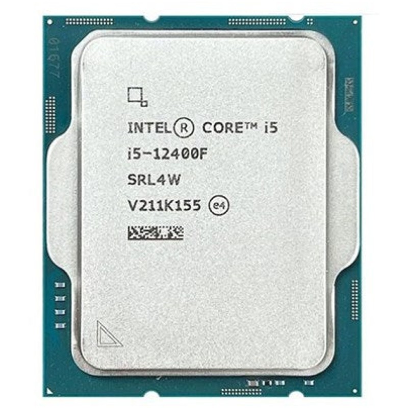 Procesor Intel 1700 Core i5 12400F 6C/12T 2.5GHz/4.4GHz tray 65W/117W brez grafike brez hladilnika INTEL Procesor Intel 1700 Core i5 12400F 6C/12T 2.5GHz/4.4GHz tray 65W/117W brez grafike brez hladilnika