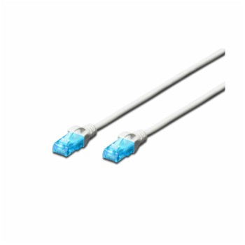 KABEL PATCH UTP Cat 5e   10,00m  RJ45 1Gbit Digitus - bel (DK-1511-100/WH)