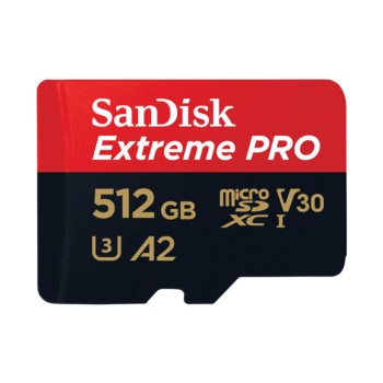 Spominska kartica SDXC-Micro 512GB Sandisk Extreme Pro 200MB/s/140MB/s U3 V30 UHS-I +adapter (SDSQXCD-512G-GN6MA)