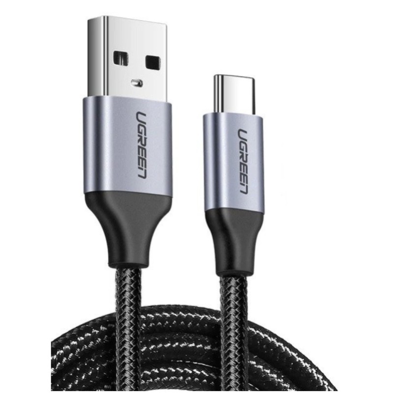 Kabel Ugreen USB-A => USB-C 2.0 480MB/s 2,00m črn (60128) UGREEN Kabel Ugreen USB-A => USB-C 2.0 480MB/s 2,00m črn (60128)