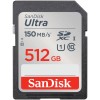 Spominska kartica SDXC 512GB Sandisk Ultra 150MB/s/U1 UHS-I (SDSDUNC-512G-GN6IN) SANDISK Spominska kartica SDXC 512GB Sandisk Ultra 150MB/s/U1 UHS-I (SDSDUNC-512G-GN6IN)