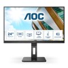 Monitor AOC 60,5 cm (23,8) 24P2QM 1920x1080 75Hz VA 4ms VGA DVI HDMI DisplayPort 4xUSB3.2 Pivot Zvočniki  6H sRGB127% AdaptiveSync