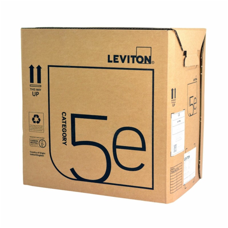 Kabel CAT.5e UTP 4x2 AWG24 HF1 Eca 305m gigaplus vijoličen Leviton Leviton Kabel CAT.5e UTP 4x2 AWG24 HF1 Eca 305m gigaplus vijoličen Leviton