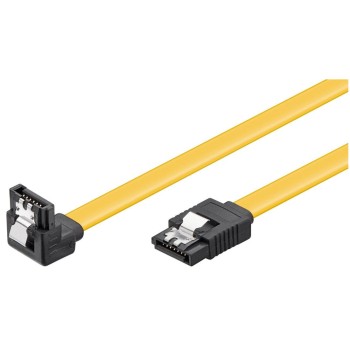 KABEL SATA/SATA 90° moški 0,5m z zatičem Goobay (95020)