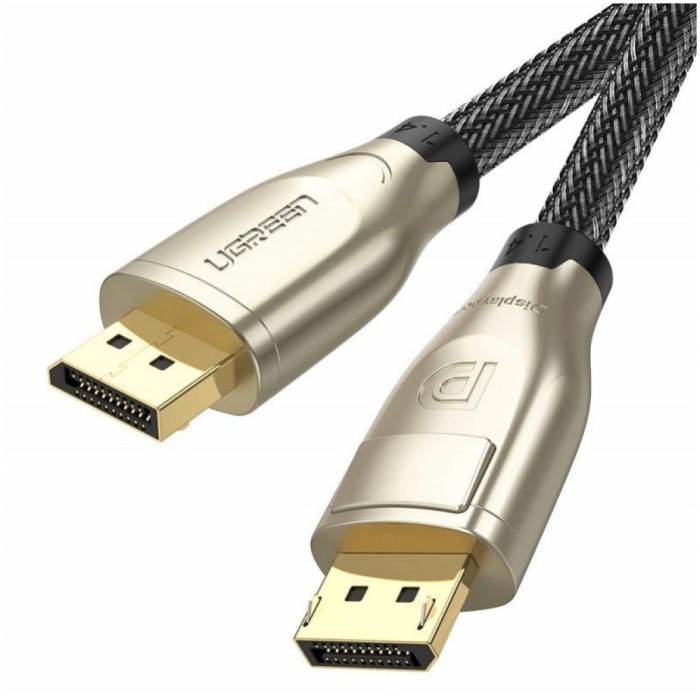Kabel DisplayPort (m) => DisplayPort (m) 3,0m Ugreen trojno oklopljen pozlačeni konektorji 8K@60Hz (60844) Kabel DisplayPort (m) => DisplayPort (m) 3,0m Ugreen trojno oklopljen pozlačeni konektorji 8K@60Hz (60844)