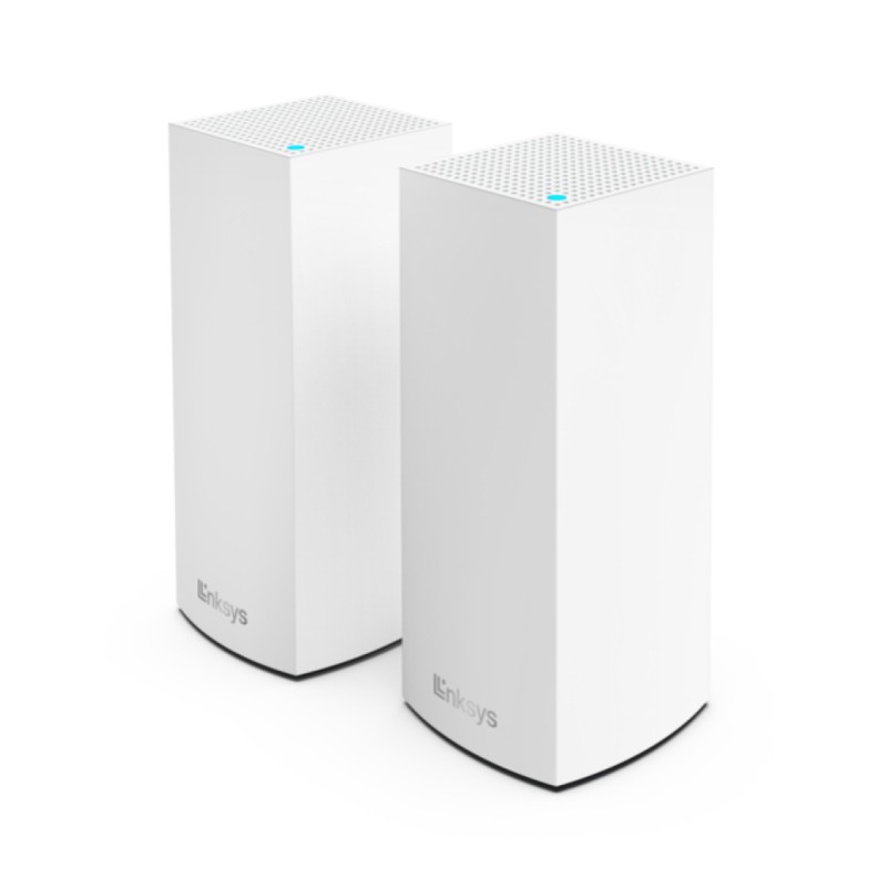 Usmerjevalnik brezžični Linksys Atlas 6 WiFi6 802.11ax AX3000 2402Mbit/s dualband MESH MU-MIMO OFDMA 3xLAN 2x notranja antena 2x Pack (MX2002-KE) Linksys Usmerjevalnik brezžični Linksys Atlas 6 WiFi6 802.11ax AX3000 2402Mbit/s dualband MESH MU-MIMO OFDMA 3xLAN 2x notranja antena 2x Pack (MX2002-KE)