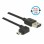 Kabel Delock USB-A => USB-B micro kotni EASY 5,0m obojestranski (85562)
