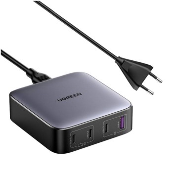 Hišni polnilec 100-240V => 1x USB-A (ž) 3x USB-C 100W GaN Nexode Charger Ugreen CD328 črn (90928) Hišni polnilec 100-240V => 1x USB-A (ž) 3x USB-C 100W GaN Nexode Charger Ugreen CD328 črn (90928)