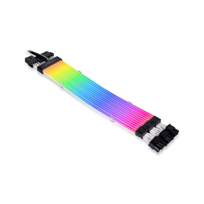Kabel Lian Li Strimer Plus V2 Triple 8-Pin RGB PCIe VGA za grafčno kartico 30cm
